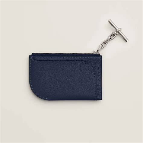 hermes card holder with strap.